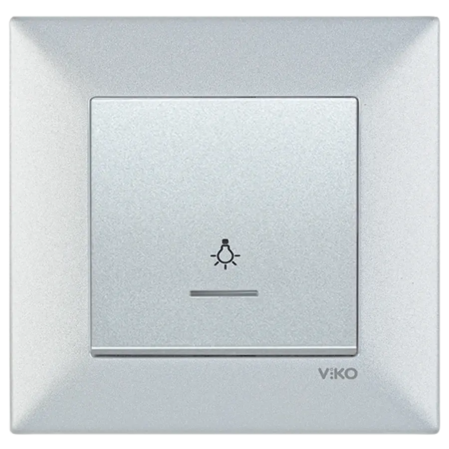 Viko Artline Trenda Işıklı Light Anahtarı (Çerçeve Hariç) Füme