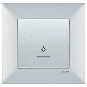 Viko Artline Trenda Işıklı Light Anahtarı (Çerçeve Hariç) Füme