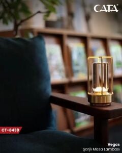 Cata Vegas Şarjlı Masa Lambası CT-8439
