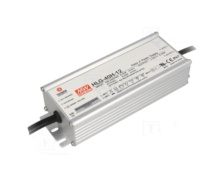 MEANWELL- HLG-40H-30A  Led Sürücü - Güç kaynağı