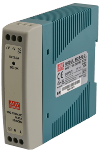 MEANWELL- MDR-010-05 	5Vdc 2.0Amp DIN Rail  Ray Montaj