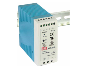 MEANWELL- MDR-40-5 5Vdc 6.0Amp DIN Rail  Ray Montaj