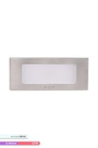 ACK LED 1,5W 6500K 12 cm x 5 cm x 5,37 cm Merdiven-Duvar Armatürü AH07-01134