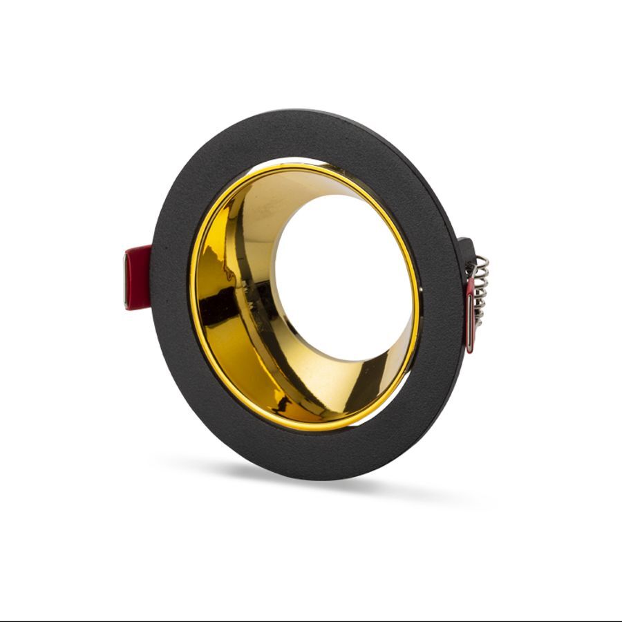 Noas Ren Siyah-Golden Yuvarlak Dekoratif Boş Kasa YL60 2024