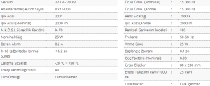 Cata 42W 6500K Beyaz Işık Pervane Ampul E27 Duylu CT-1152