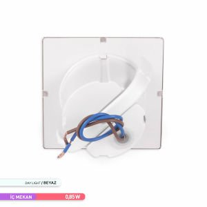 ACK Sensörlü LED 0,84W 6500K 7,75 cm x 7,75 cm x 5,3 Merdiven-Duvar Armatürü AH07-00834