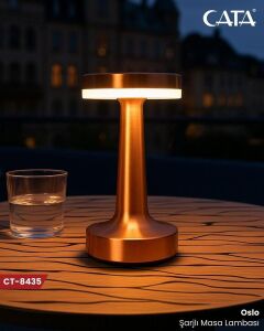 Cata Oslo Şarjlı Dim Edilebilir  Masa Lambası CT-8435
