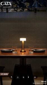 Cata Denver Şarjlı Dim Edilebilir  Masa Lambası CT-8436