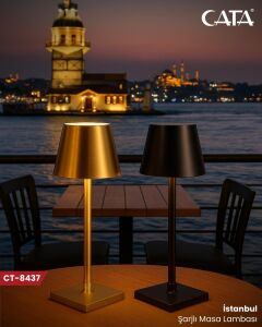 Cata İstanbul Şarjlı Dim Edilebilir  Masa Lambası CT-8437