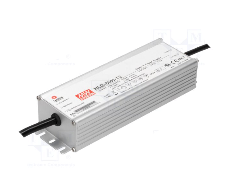MEANWELL- HLG-80H-24  Led Sürücü - Güç kaynağı