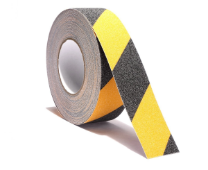 Toptan Bant Zemin Kaydırmaz Bant 50 mm. X 25 Mt. Sarı Siyah