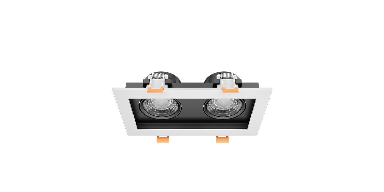 Goya 2x8W Sıva Altı SMD Led Armatür GY 1743-8 Siyah Beyaz - 2700K Gün Işığı