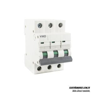 Viko 3 Kutuplu C 3x40A Trifaze Otomatik Sigorta 4VTB-3C40