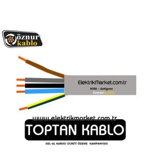Öznur Kablo 5x6 mm NYM (Antigron)