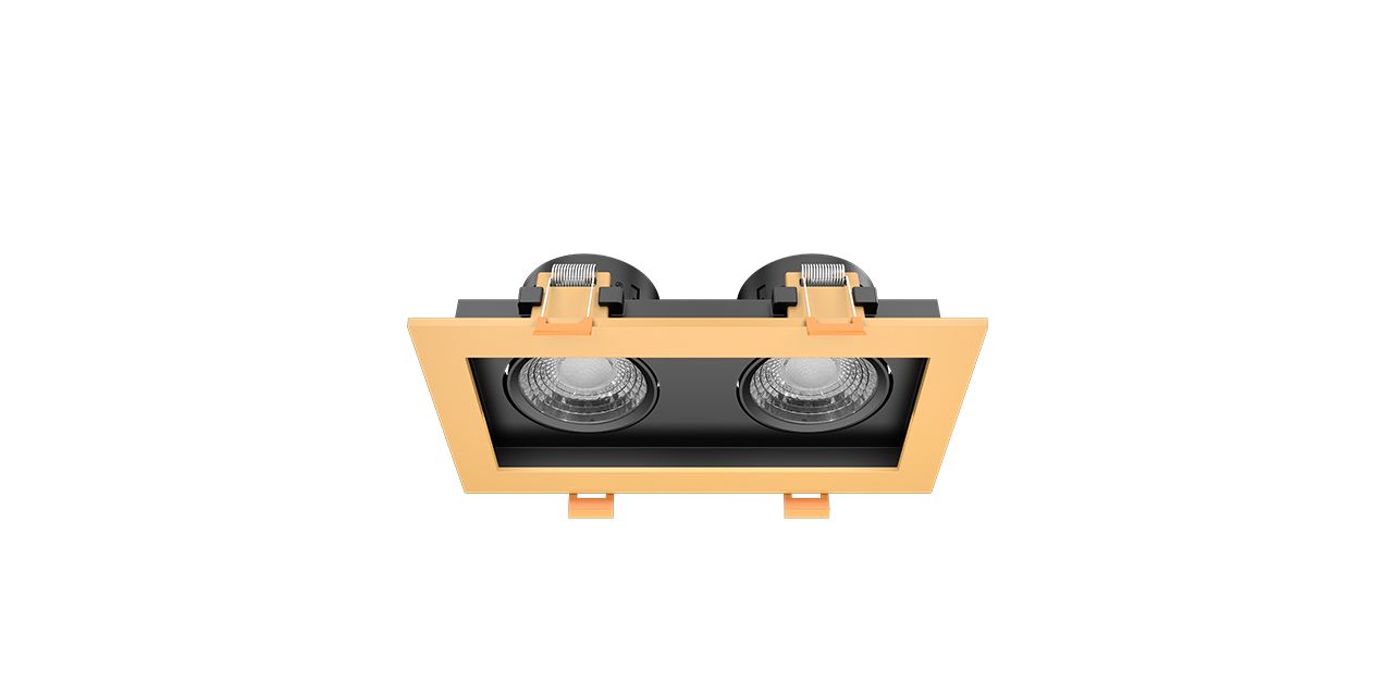 Goya 2x8W Triac Dim Sıva Altı Cob Led Armatür GY 1743-8 Gold - 2700K Gün Işığı