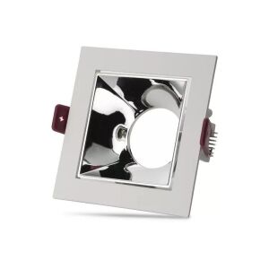 Noas Ural Beyaz-Krom Kare Dekoratif Boş Kasa YL60 3113