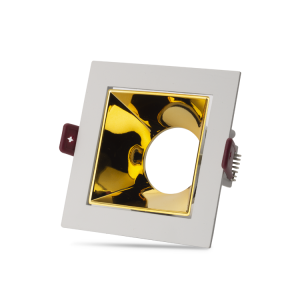Noas Ural Beyaz-Golden Kare Dekoratif Boş Kasa YL60 3114