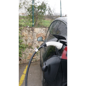 Hims HCC-22T2-15 Metre 22kW Destekli Elektrikli Araç Şarj Kablosu Beyaz