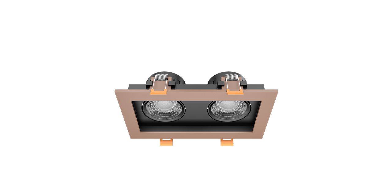 Goya 2x8W Triac Dim Sıva Altı Cob Led Armatür GY 1743-8 Rose - 2700K Gün Işığı