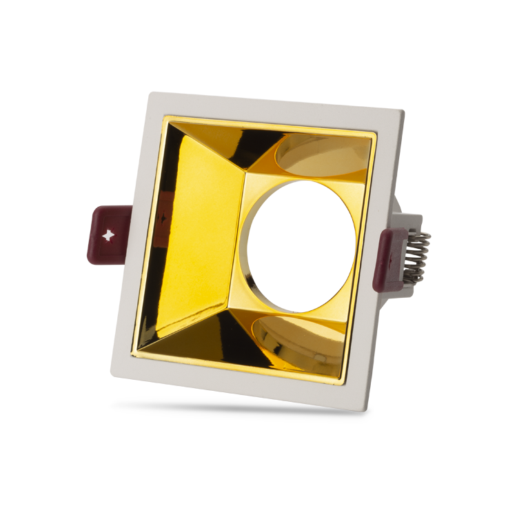 Noas Aras Beyaz-Gold Kare Dekoratif Boş Kasa YL60 3404