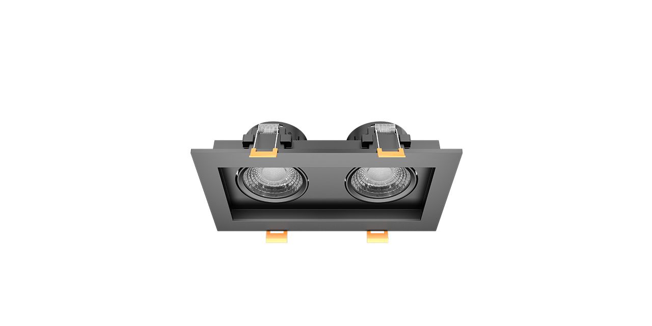 Goya 2x8W Triac Dim Sıva Altı Cob Led Armatür GY 1743-8 Siyah - 2700K Gün Işığı