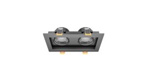 Goya 2x8W Triac Dim Sıva Altı Cob Led Armatür GY 1743-8 Siyah - 2700K Gün Işığı