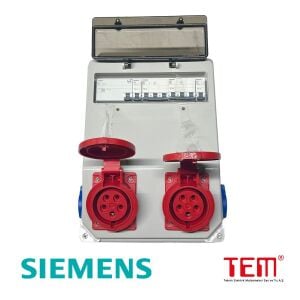 Tem IP67  Kombinasyon Kutusu Ön 2 Ad. IP44 5x32A CEE + 2 Ad. 1x16 Yan