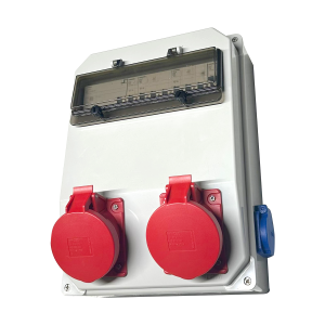 Tem IP67  Kombinasyon Kutusu Ön 2 Ad. IP44 5x32A CEE + 2 Ad. 1x16 Yan