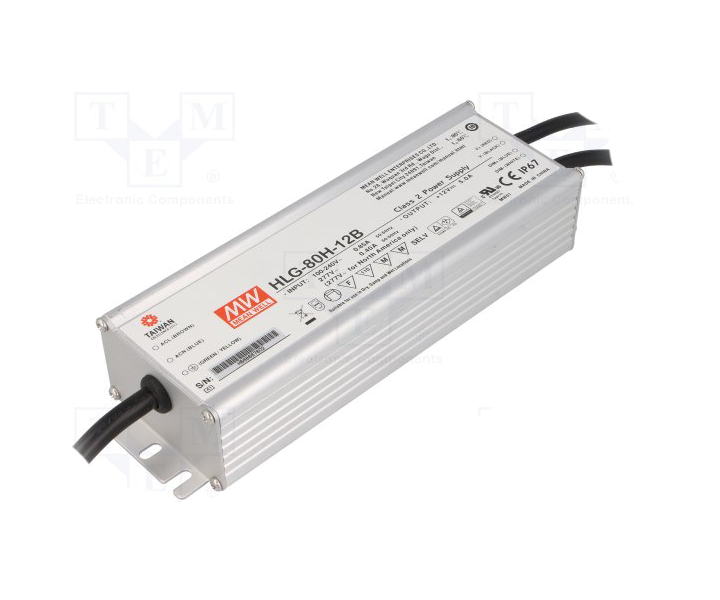 MEANWELL- HLG-80H-36B  Led Sürücü - Güç kaynağı