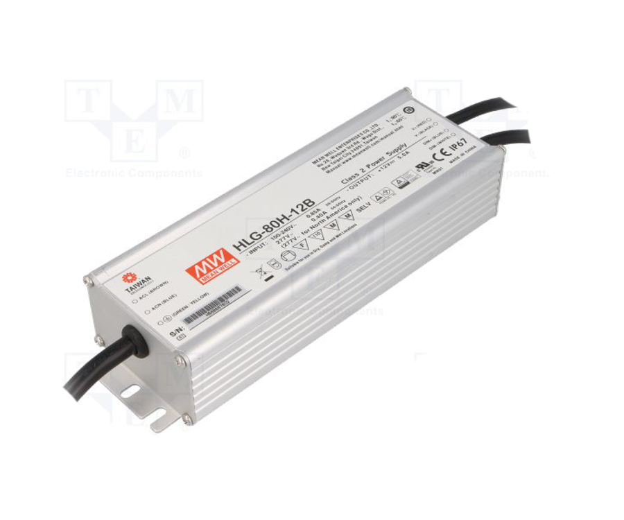MEANWELL- HLG-80H-48B  Led Sürücü - Güç kaynağı