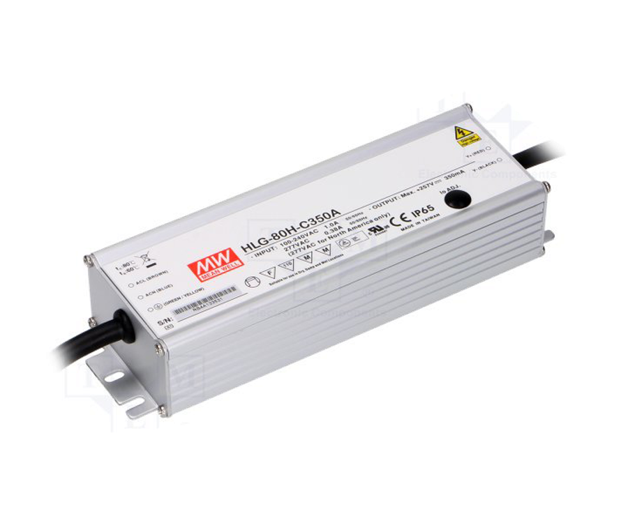 MEANWELL- HLG-80H-C350A  Led Sürücü - Güç kaynağı