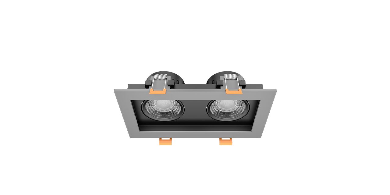 Goya 2x8W Triac Dim Sıva Altı Cob Led Armatür GY 1743-8 Titanyum - 2700K Gün Işığı