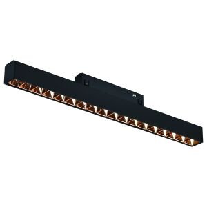 Forlife 18W Pro Siyah Kompakt Lensli Magnet Arm. 3200K Dım. FL-5513 G D