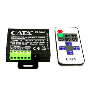 CATA 12v-24v Uzaktan Kumandalı 24A Led Dimmer CT-9149