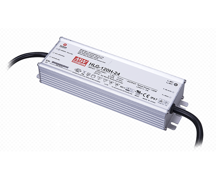 MEANWELL- HLG-120H-54  Led Sürücü - Güç kaynağı