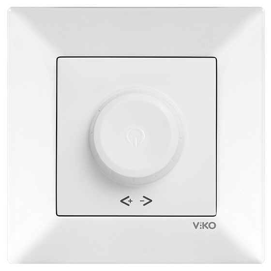 Viko Meridian Rotatif Dimmer (600W) RL (Çerçeve Hariç) - Beyaz