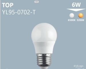 Noas 6W 3200K Gün Işığı Top Led Ampul YL95 0702 T