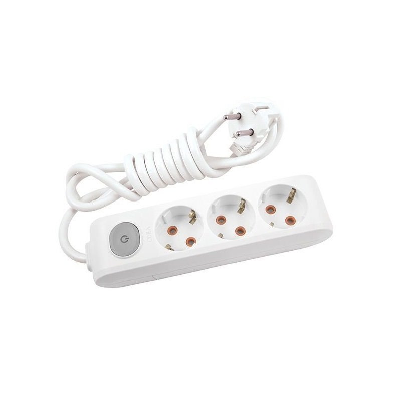 Toptan Viko Multi-Let 3 Mt. Üçlü Priz Topraklı Anahtarlı Çocuk Korumalı Kablolu 90 11 73 03