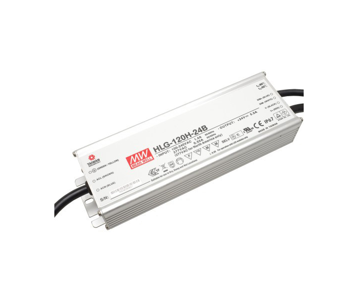 MEANWELL- HLG-120H-54B  Led Sürücü - Güç kaynağı