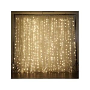 ACK Lüks Seri 65W 40 adet Flashlı LED Perde 3000K AS90-00300F 2x2 Metre Perde 400 Led Dış Mekan