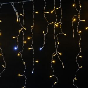 ACK Lüks Seri 65W 40 adet Flashlı LED Perde 3000K AS90-00300F 2x2 Metre Perde 400 Led Dış Mekan