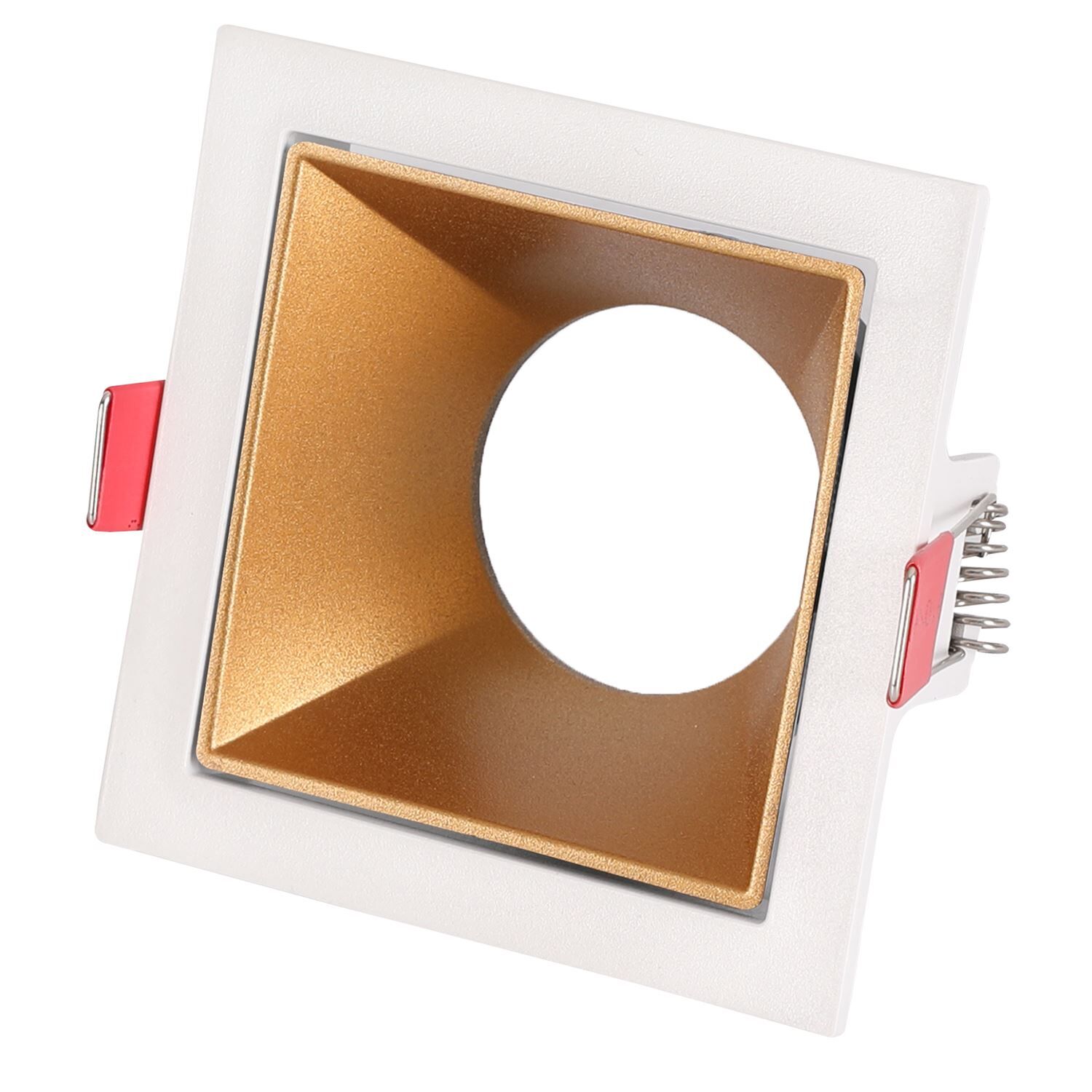 Global K2  Kda843 Kare Plastik Spot Beyaz*Gold