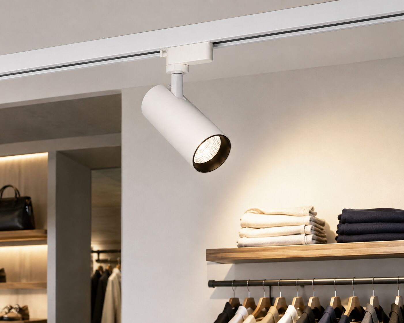 Jupiter Monofaze Soketli 30W LED Ray Spot 4000K – Beyaz Kasa LR501 BN