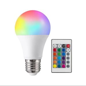 Noas 9W Dim Edilebilir Hafızalı RGBW Kumandalı Ampul YL95-9029