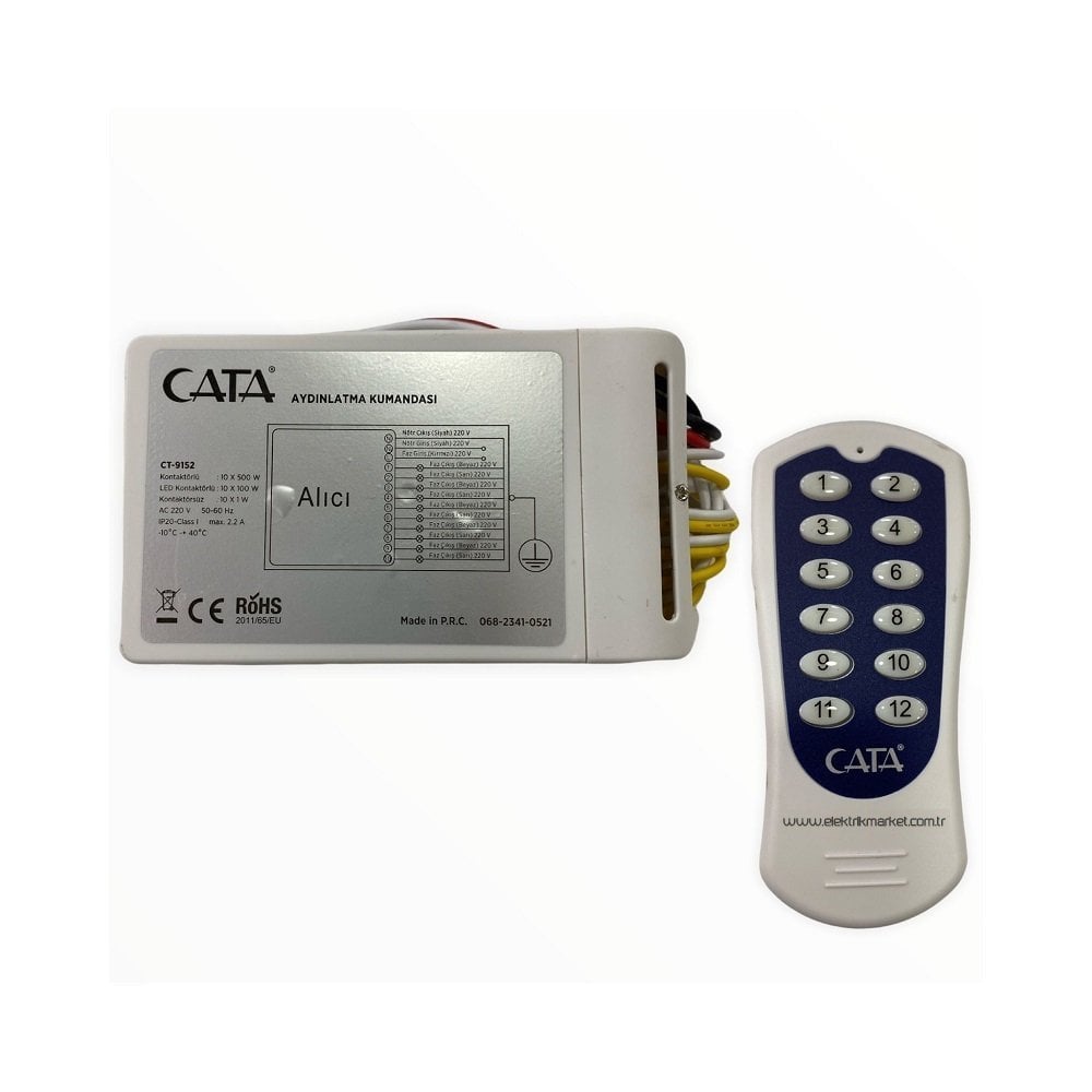Cata 10 lu Aydınlatma Kumandası CT-9152