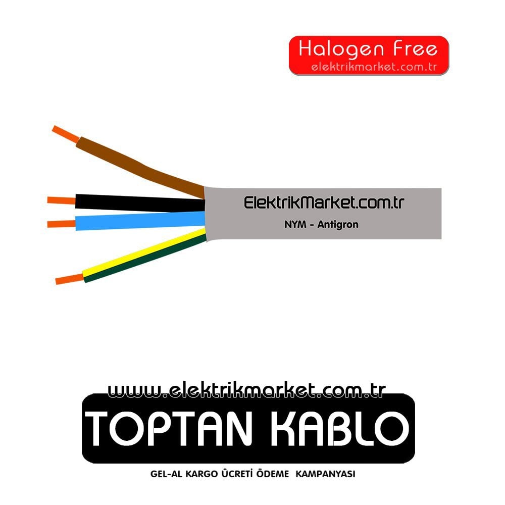 Prysmian 4x2,5 mm NHXMH Kablo (Halogen Free)