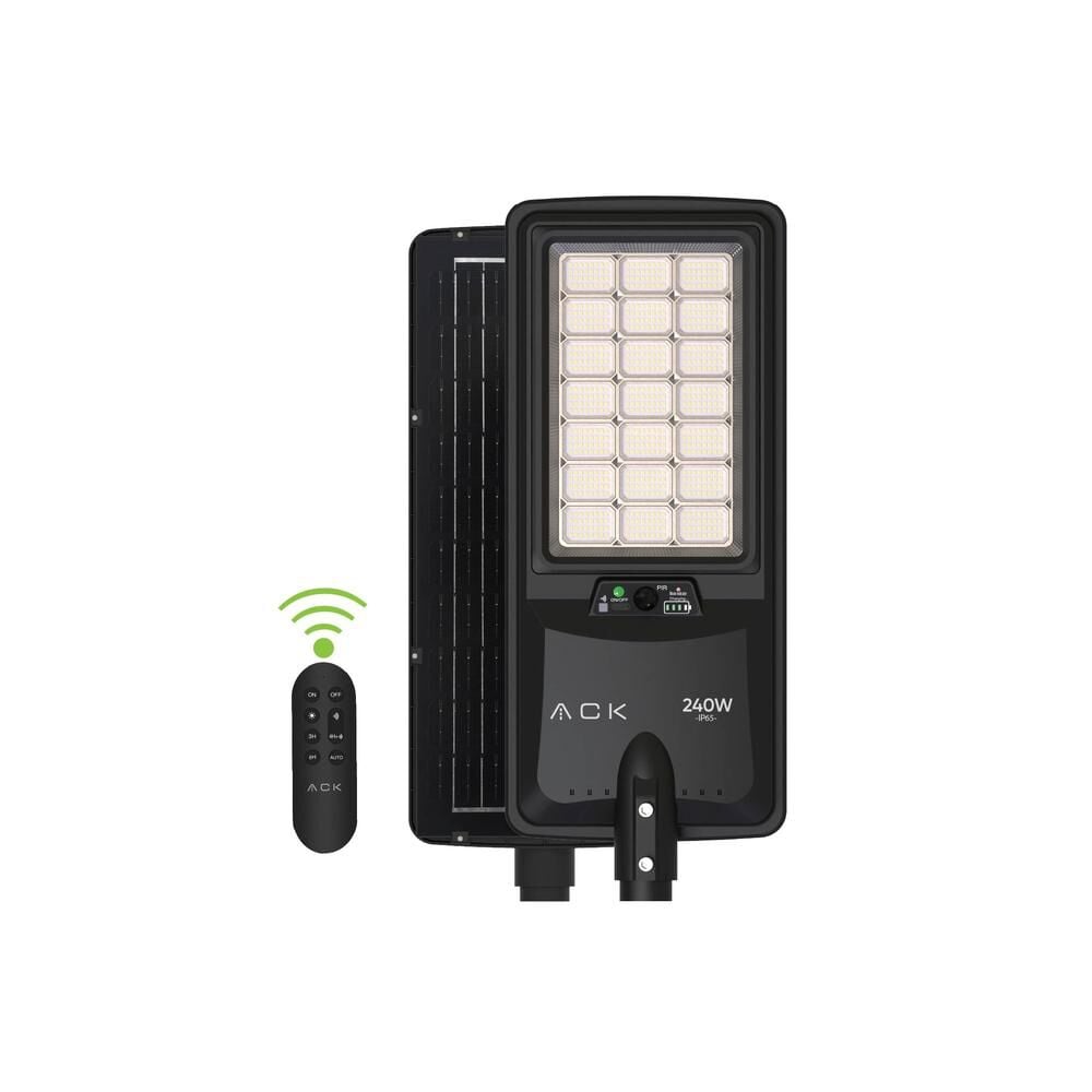 ACK 6500K 300W Solar Led Sokak Armatürü AT42-16031
