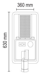 Forlife 180W 6500K-3200K Solar Sokak Armatürü FL-3350