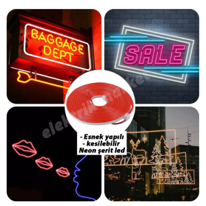 Cata 12V Yeşil Neon Led CT-4555Y