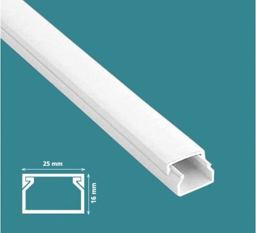 Mutlusan 25x16 mm Kablo Kanalı-Eko